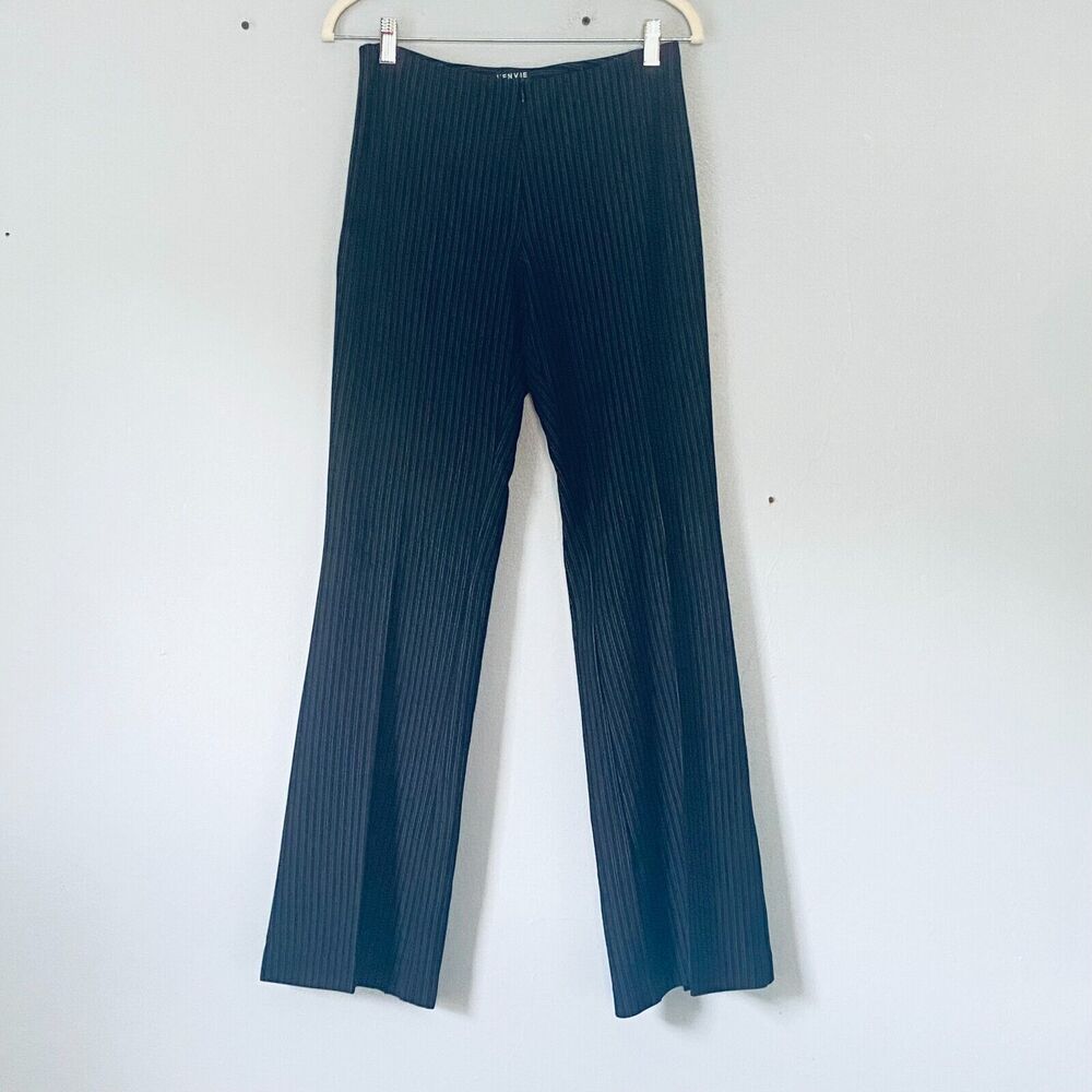 J'Envie Dress Pants Size 6  Black Pinstripe Career Business Preppy NEW